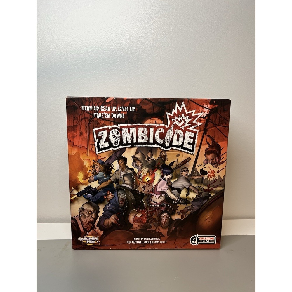 Guillotine Games Zombicide 1st Edition Board Game 2012 Complete Set